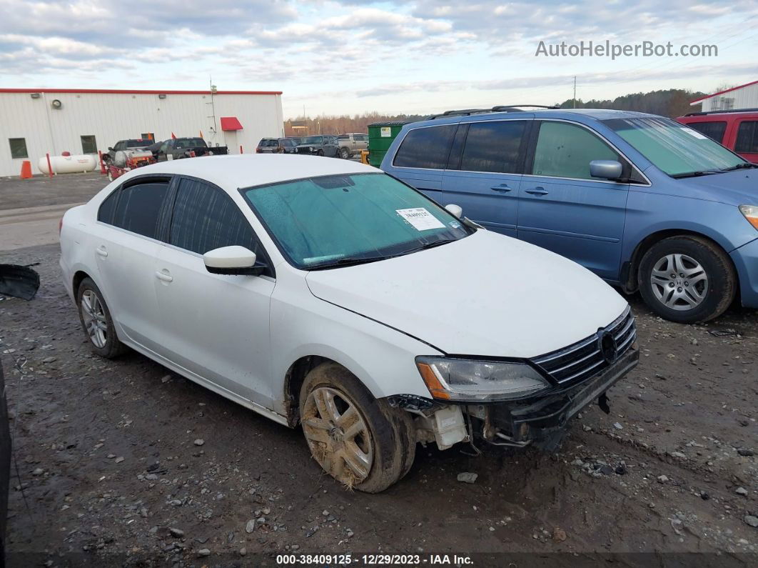 2017 Volkswagen Jetta 1.4t S White vin: 3VW2B7AJ4HM273984