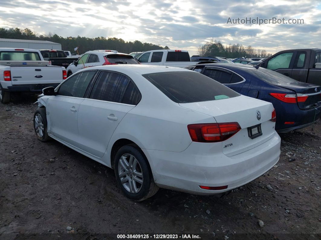 2017 Volkswagen Jetta 1.4t S White vin: 3VW2B7AJ4HM273984