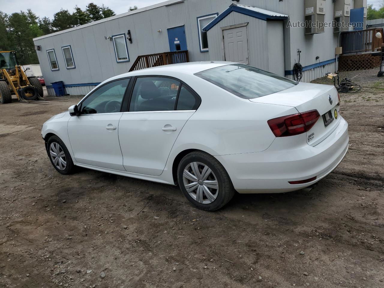 2017 Volkswagen Jetta S White vin: 3VW2B7AJ4HM314193