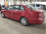 2017 Volkswagen Jetta S Red vin: 3VW2B7AJ4HM340793