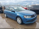 2017 Volkswagen Jetta 1.4t S Blue vin: 3VW2B7AJ4HM395471