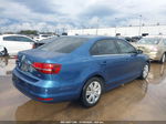 2017 Volkswagen Jetta 1.4t S Синий vin: 3VW2B7AJ4HM395471