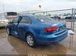 2017 Volkswagen Jetta 1.4t S Синий vin: 3VW2B7AJ4HM395471