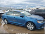 2017 Volkswagen Jetta 1.4t S Синий vin: 3VW2B7AJ4HM395471