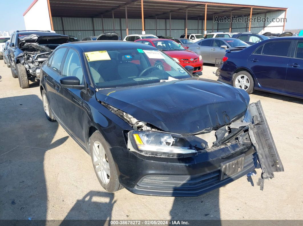 2018 Volkswagen Jetta 1.4t S Black vin: 3VW2B7AJ4JM225228