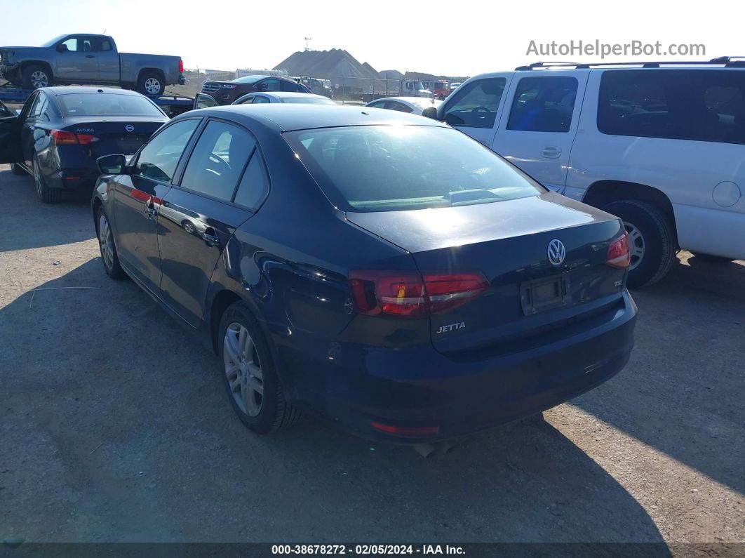 2018 Volkswagen Jetta 1.4t S Black vin: 3VW2B7AJ4JM225228