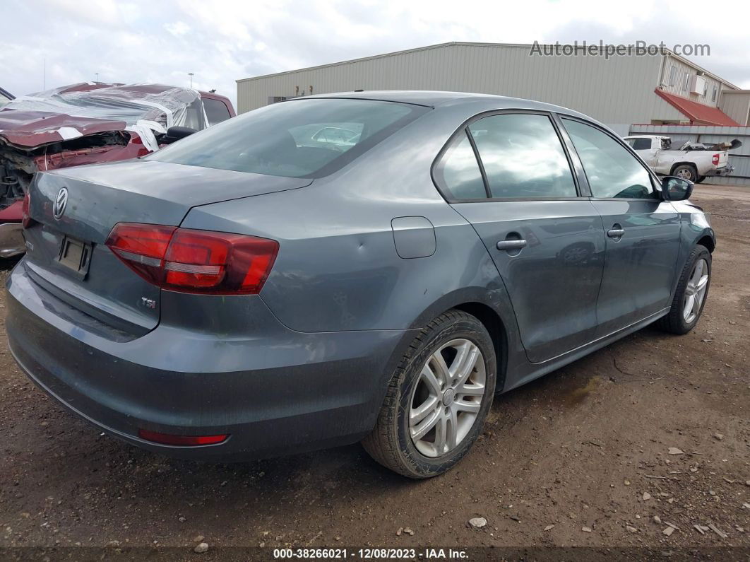 2018 Volkswagen Jetta 1.4t S Gray vin: 3VW2B7AJ4JM261680