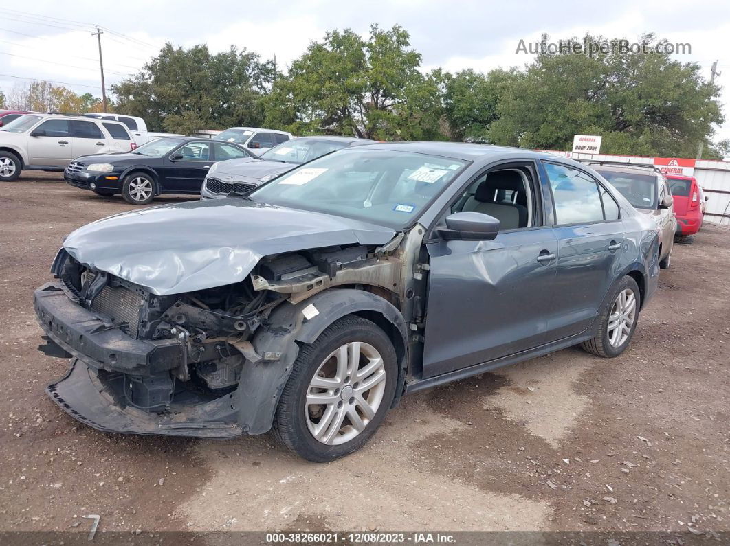 2018 Volkswagen Jetta 1.4t S Gray vin: 3VW2B7AJ4JM261680