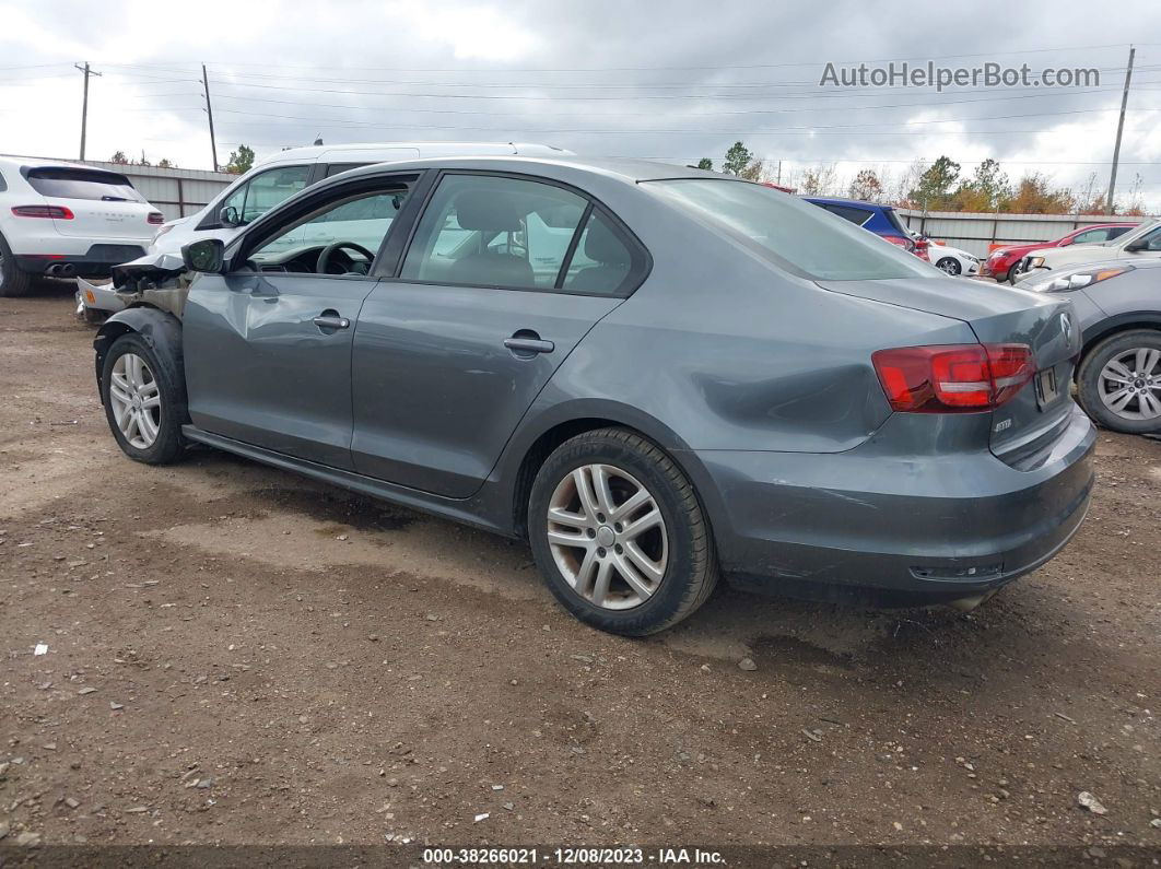 2018 Volkswagen Jetta 1.4t S Gray vin: 3VW2B7AJ4JM261680