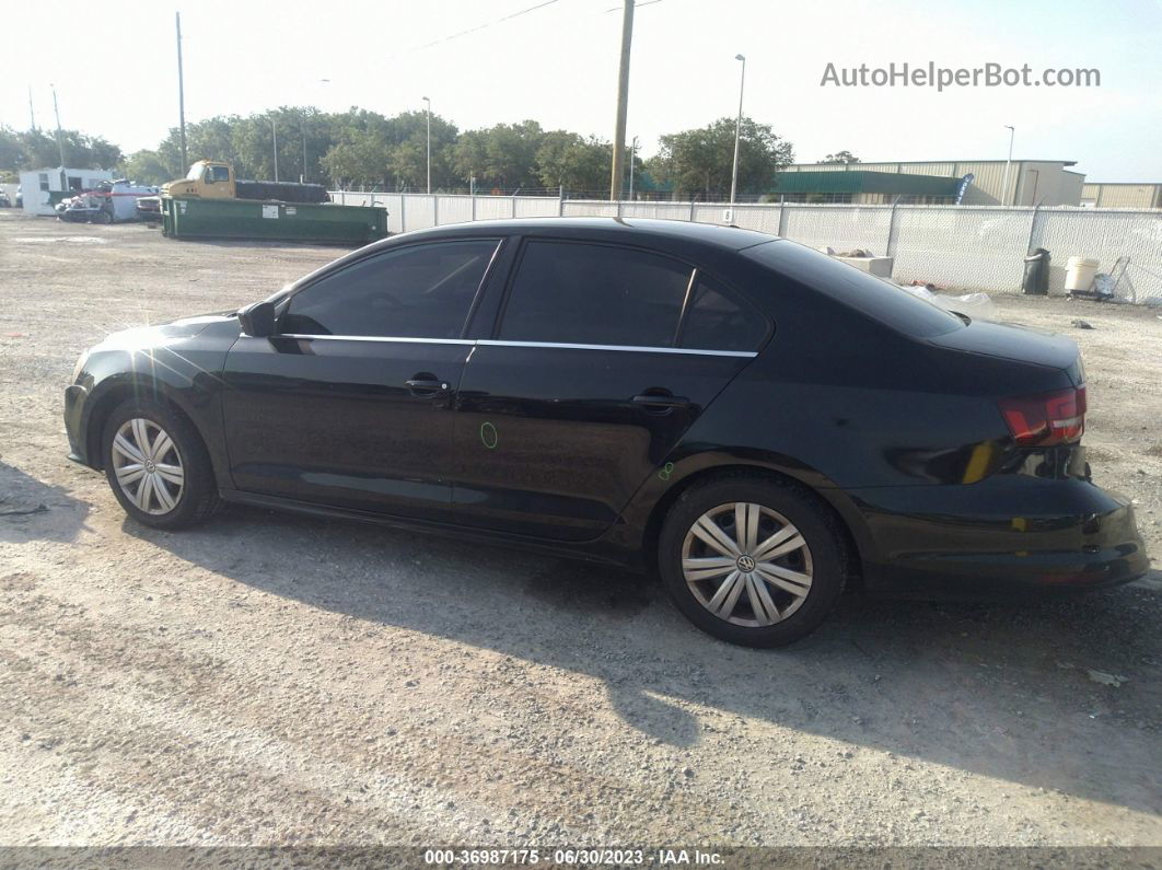 2017 Volkswagen Jetta 1.4t S Black vin: 3VW2B7AJ5HM297307