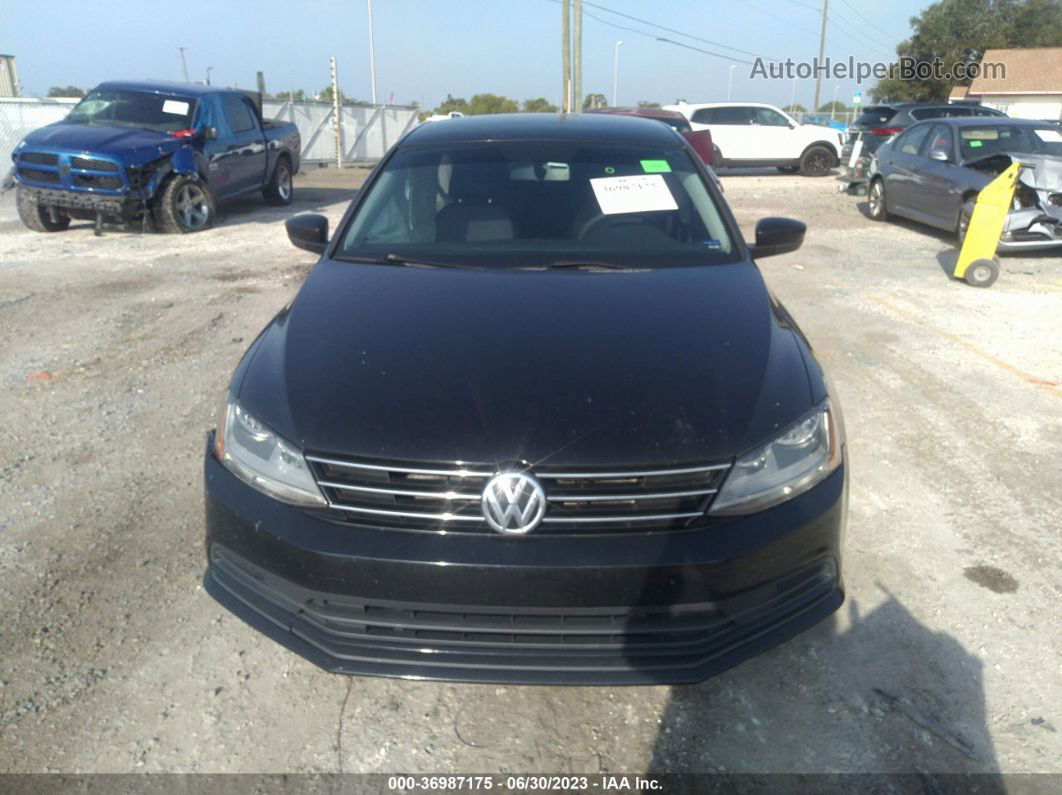 2017 Volkswagen Jetta 1.4t S Black vin: 3VW2B7AJ5HM297307