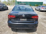 2017 Volkswagen Jetta S Black vin: 3VW2B7AJ5HM308628