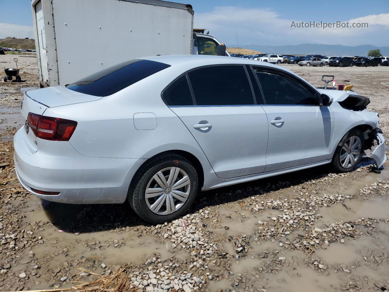 2017 Volkswagen Jetta S Белый vin: 3VW2B7AJ5HM335781