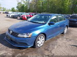 2017 Volkswagen Jetta 1.4t S Blue vin: 3VW2B7AJ5HM372815