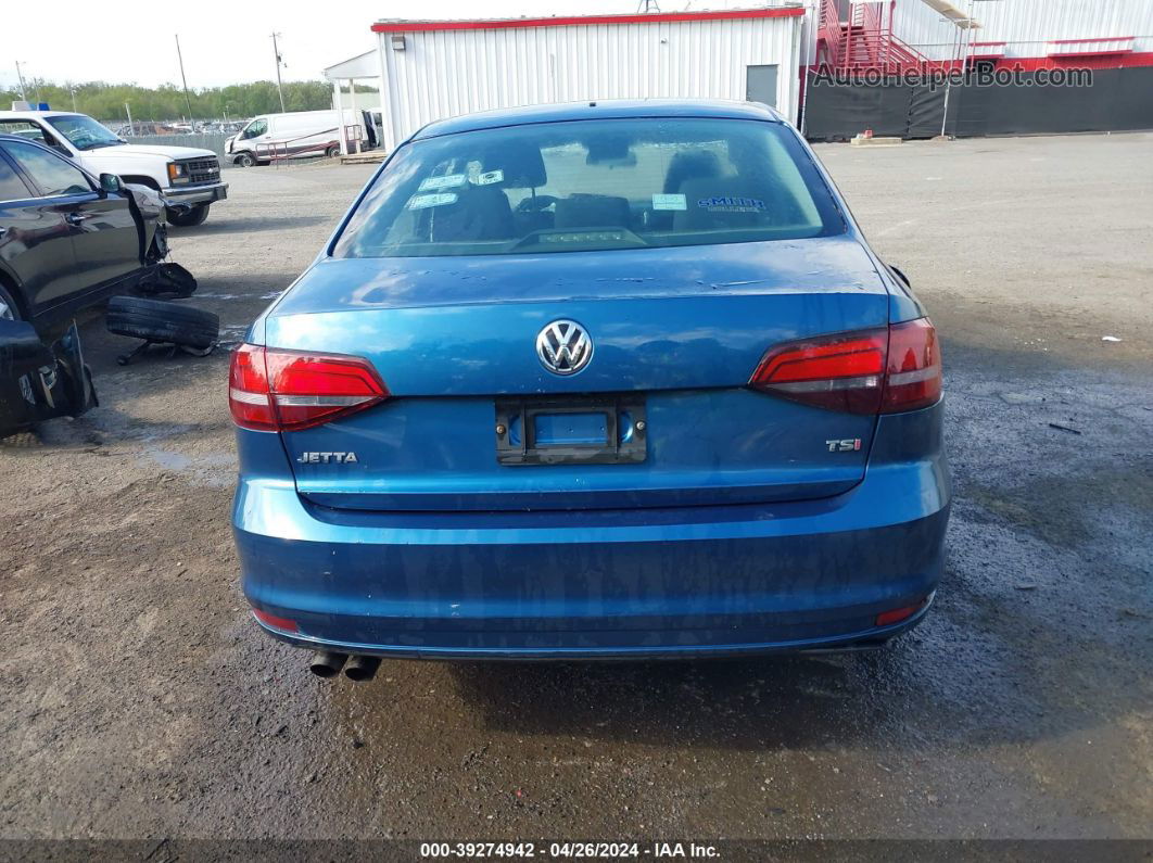 2017 Volkswagen Jetta 1.4t S Blue vin: 3VW2B7AJ5HM372815