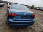 2017 Volkswagen Jetta S Синий vin: 3VW2B7AJ5HM394927