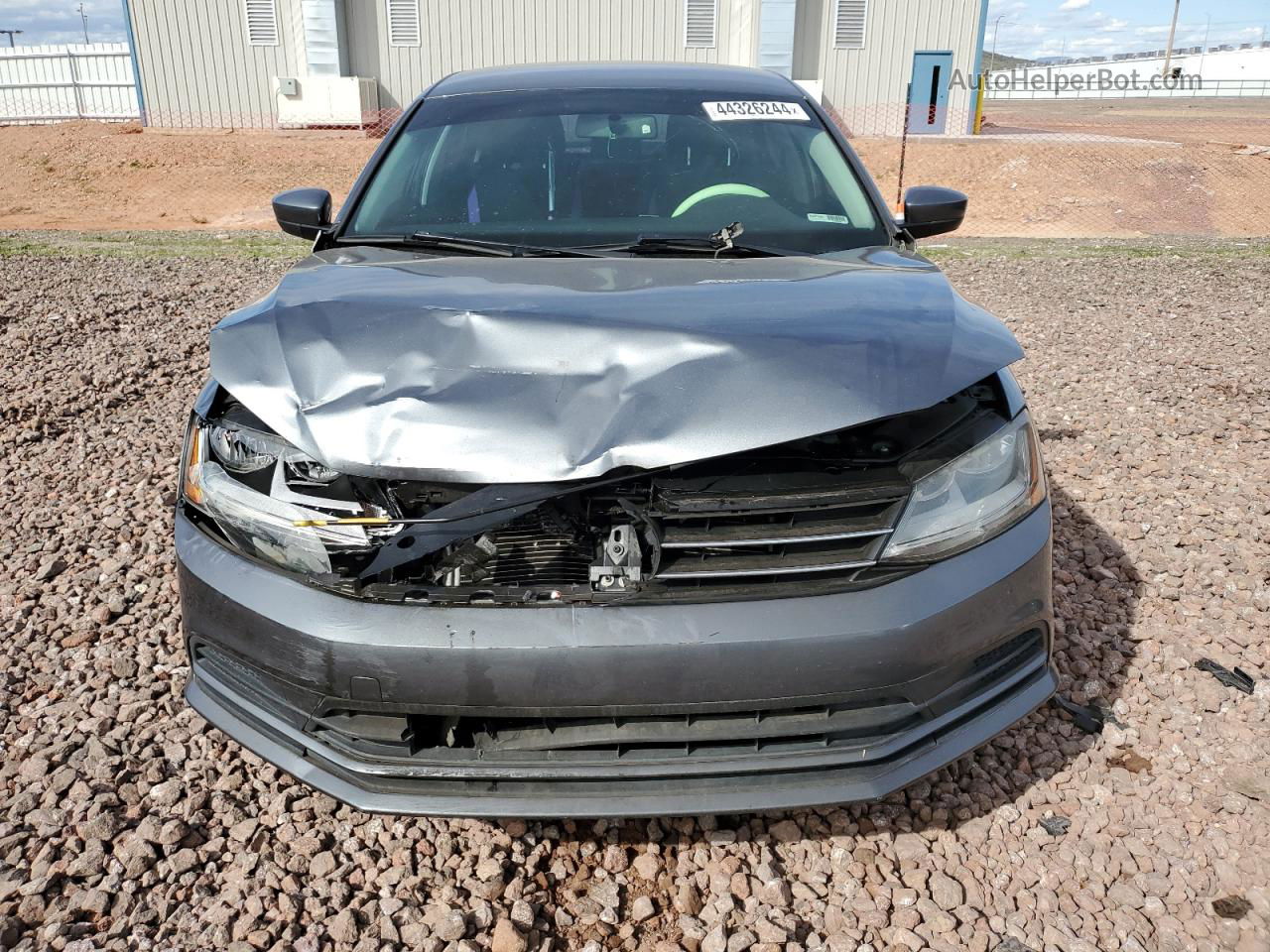 2017 Volkswagen Jetta S Gray vin: 3VW2B7AJ5HM411774