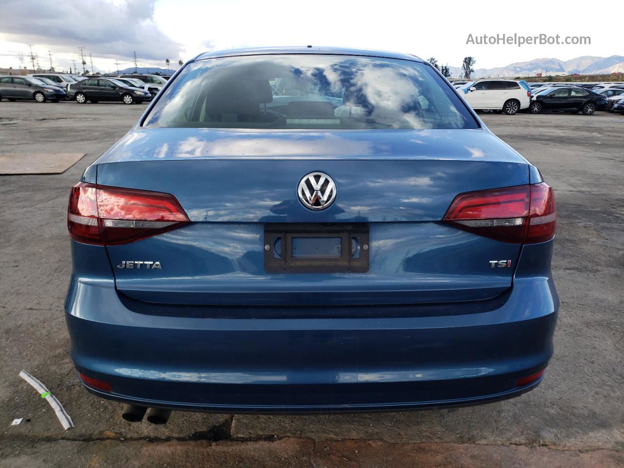 2018 Volkswagen Jetta S Blue vin: 3VW2B7AJ5JM209846