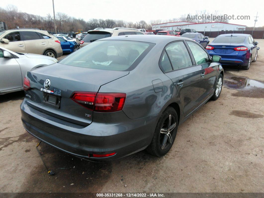 2018 Volkswagen Jetta 1.4t S Dark Blue vin: 3VW2B7AJ5JM214125