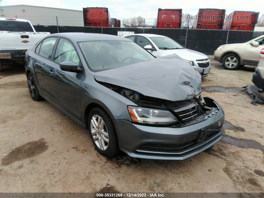 2018 Volkswagen Jetta 1.4t S Dark Blue vin: 3VW2B7AJ5JM214125