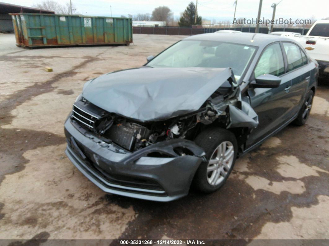 2018 Volkswagen Jetta 1.4t S Dark Blue vin: 3VW2B7AJ5JM214125