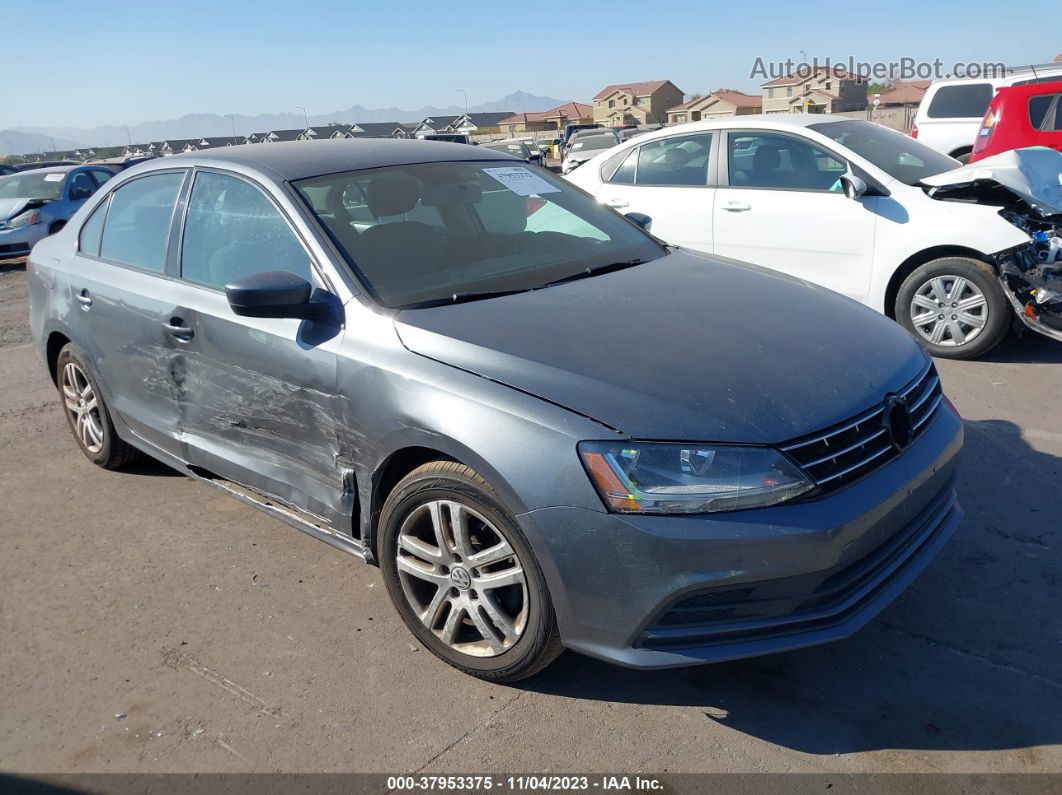 2018 Volkswagen Jetta 1.4t S Gray vin: 3VW2B7AJ5JM230180