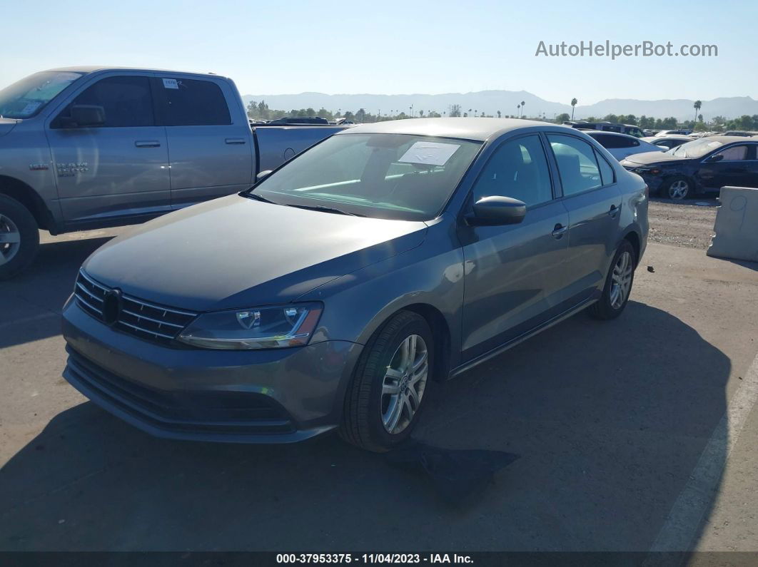 2018 Volkswagen Jetta 1.4t S Gray vin: 3VW2B7AJ5JM230180