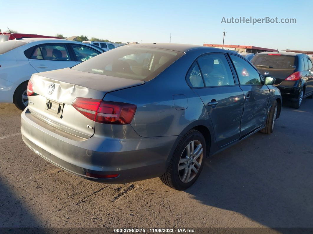 2018 Volkswagen Jetta 1.4t S Gray vin: 3VW2B7AJ5JM230180