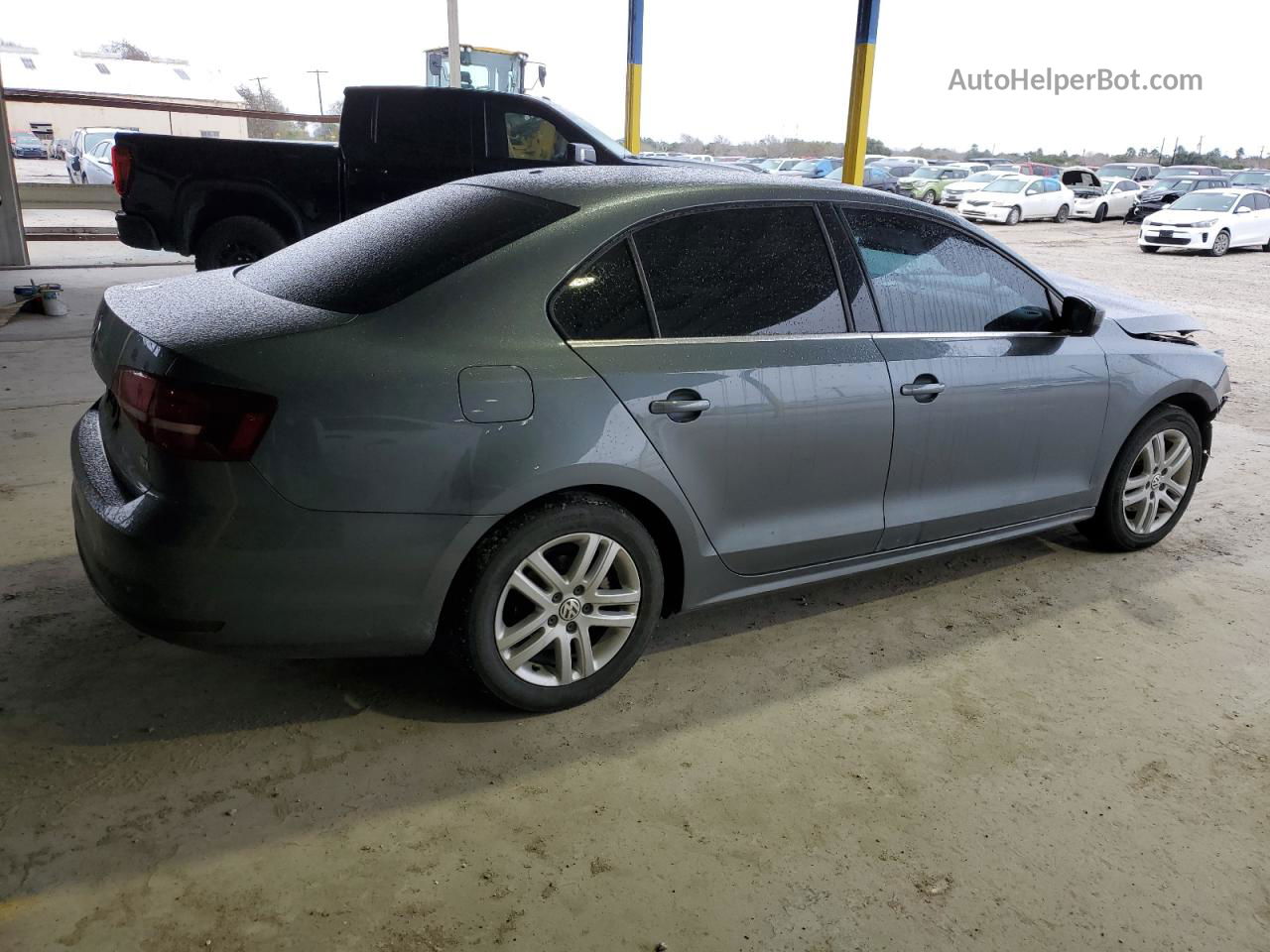 2017 Volkswagen Jetta S Серый vin: 3VW2B7AJ6HM206464