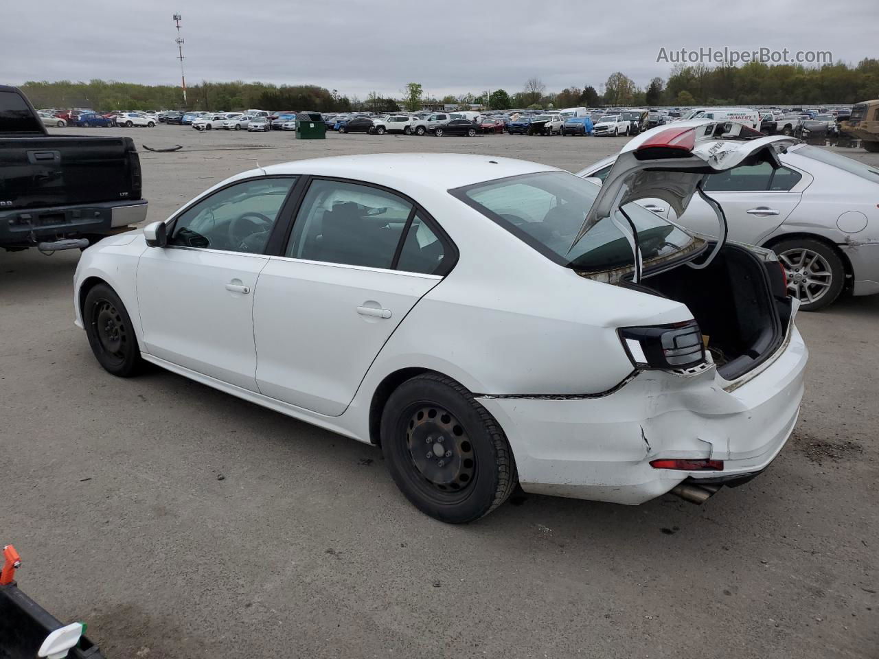 2017 Volkswagen Jetta S White vin: 3VW2B7AJ6HM214063