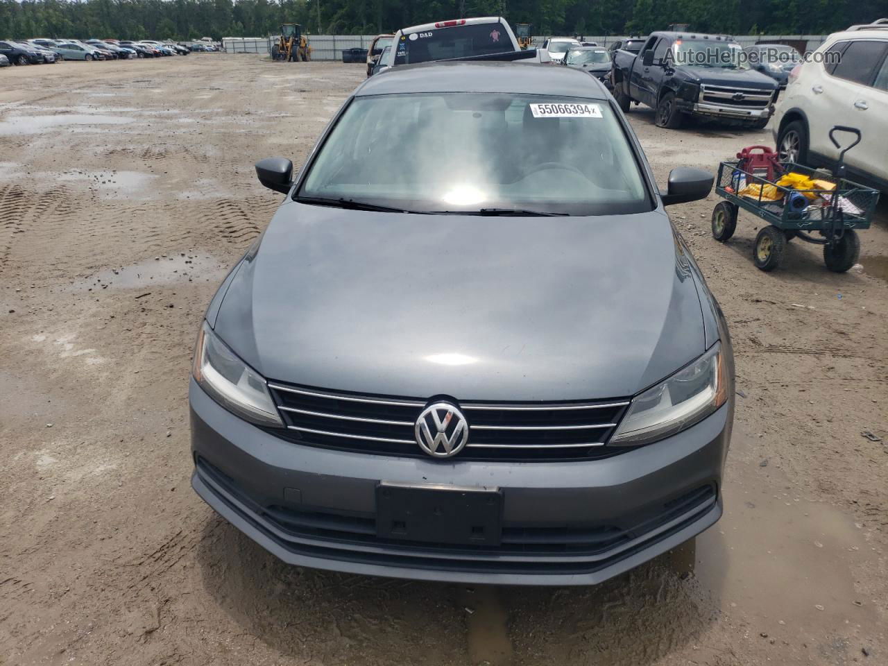 2017 Volkswagen Jetta S Gray vin: 3VW2B7AJ6HM217142