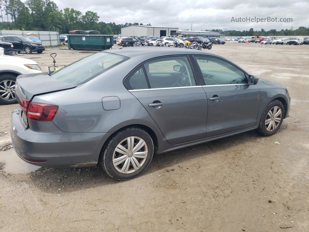 2017 Volkswagen Jetta S Gray vin: 3VW2B7AJ6HM217142