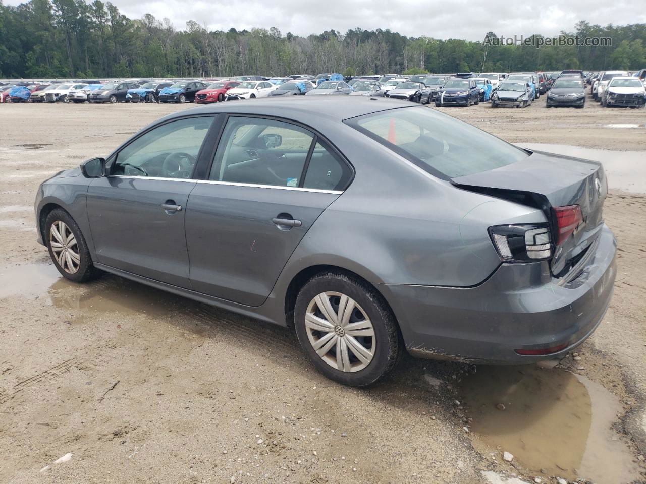 2017 Volkswagen Jetta S Gray vin: 3VW2B7AJ6HM217142