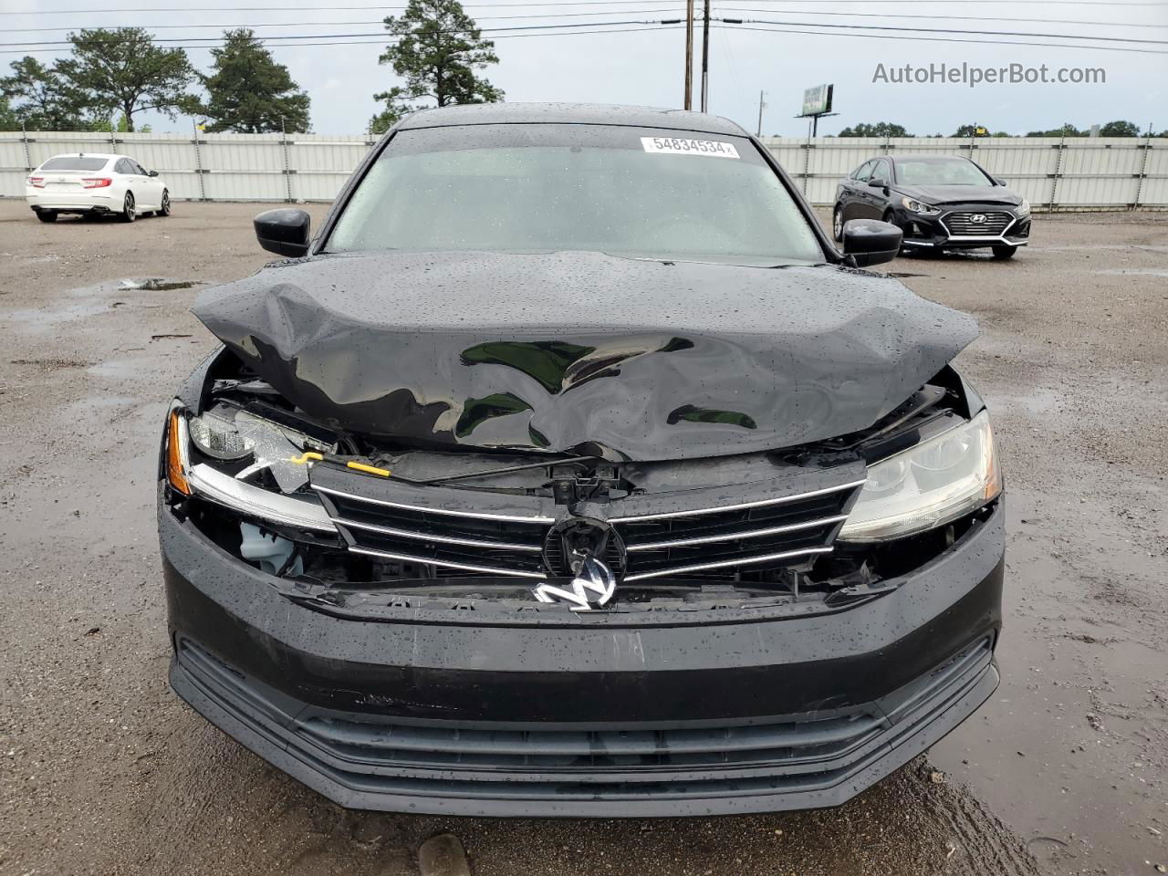 2017 Volkswagen Jetta S Черный vin: 3VW2B7AJ6HM224592