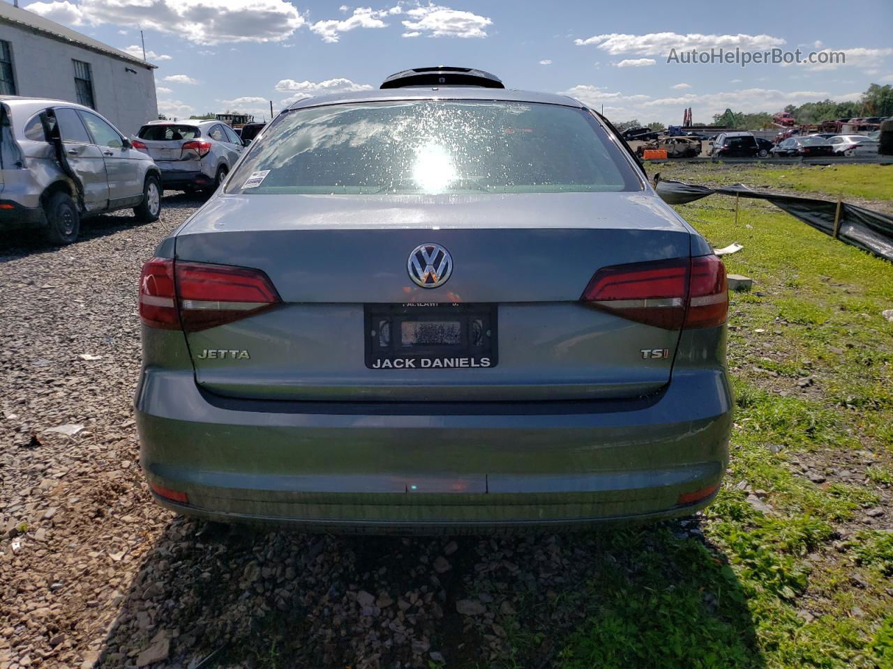 2017 Volkswagen Jetta S Gray vin: 3VW2B7AJ6HM231736