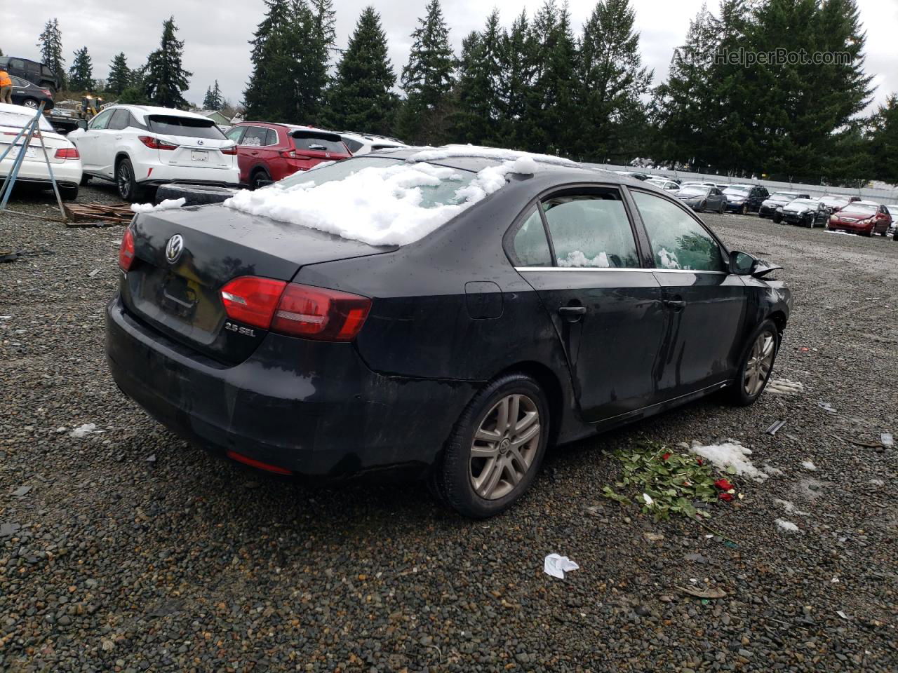 2017 Volkswagen Jetta S Black vin: 3VW2B7AJ6HM258614