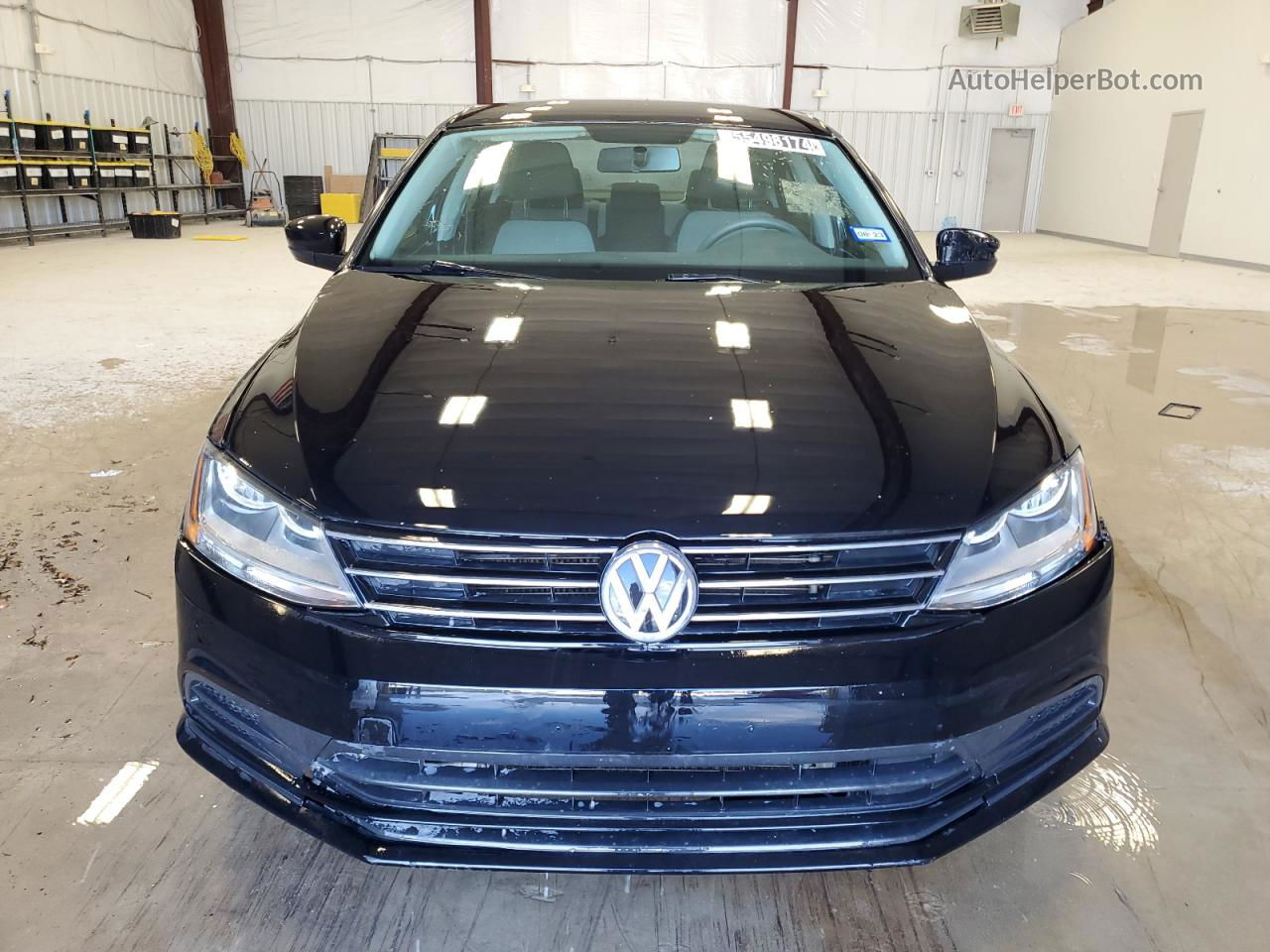 2017 Volkswagen Jetta S Black vin: 3VW2B7AJ6HM321405