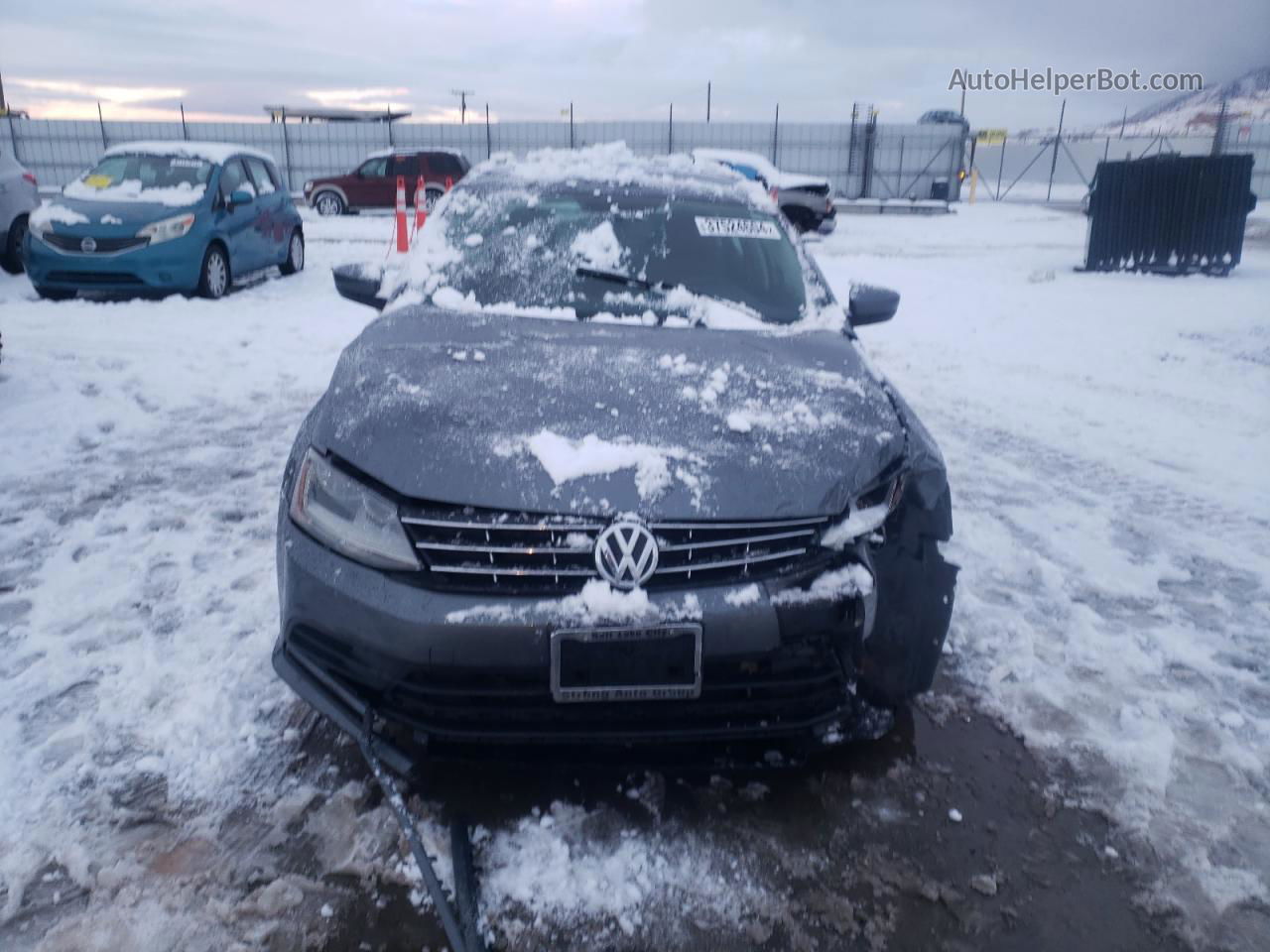 2018 Volkswagen Jetta S Charcoal vin: 3VW2B7AJ6JM206633