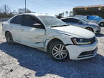 2018 Volkswagen Jetta S White vin: 3VW2B7AJ6JM229717