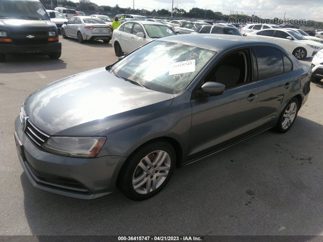 2018 Volkswagen Jetta 1.4t S Gray vin: 3VW2B7AJ6JM233993