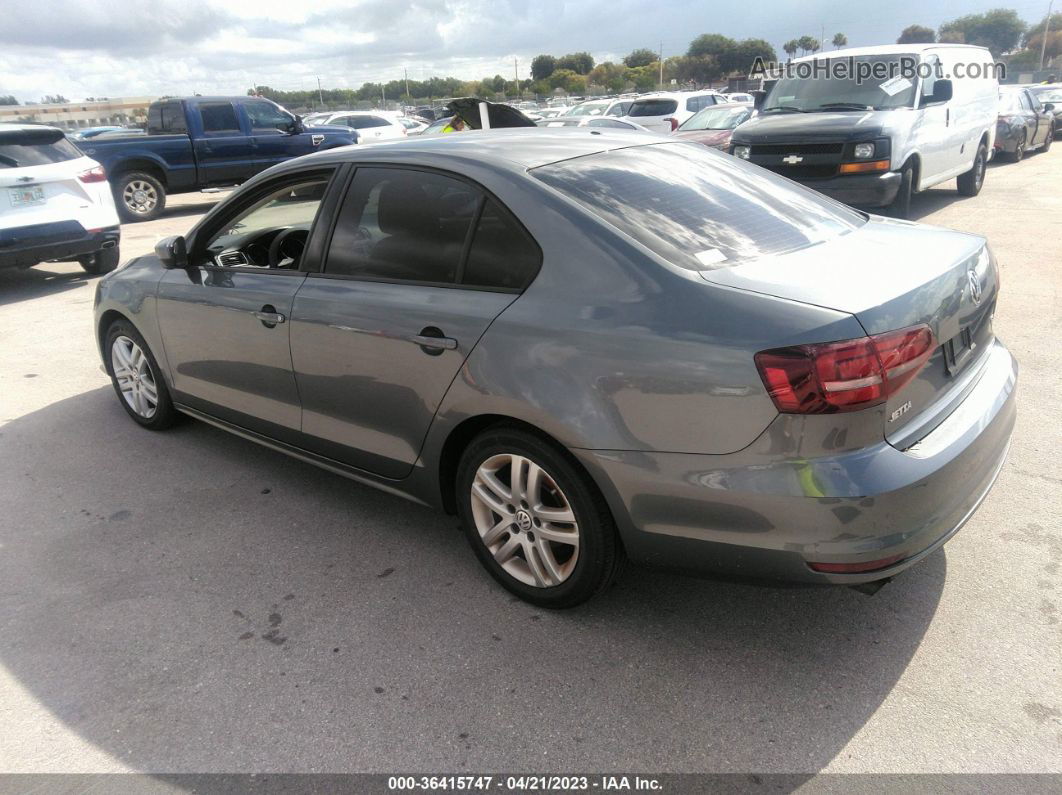 2018 Volkswagen Jetta 1.4t S Gray vin: 3VW2B7AJ6JM233993