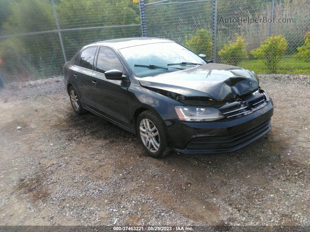 2018 Volkswagen Jetta 1.4t S Black vin: 3VW2B7AJ6JM236134