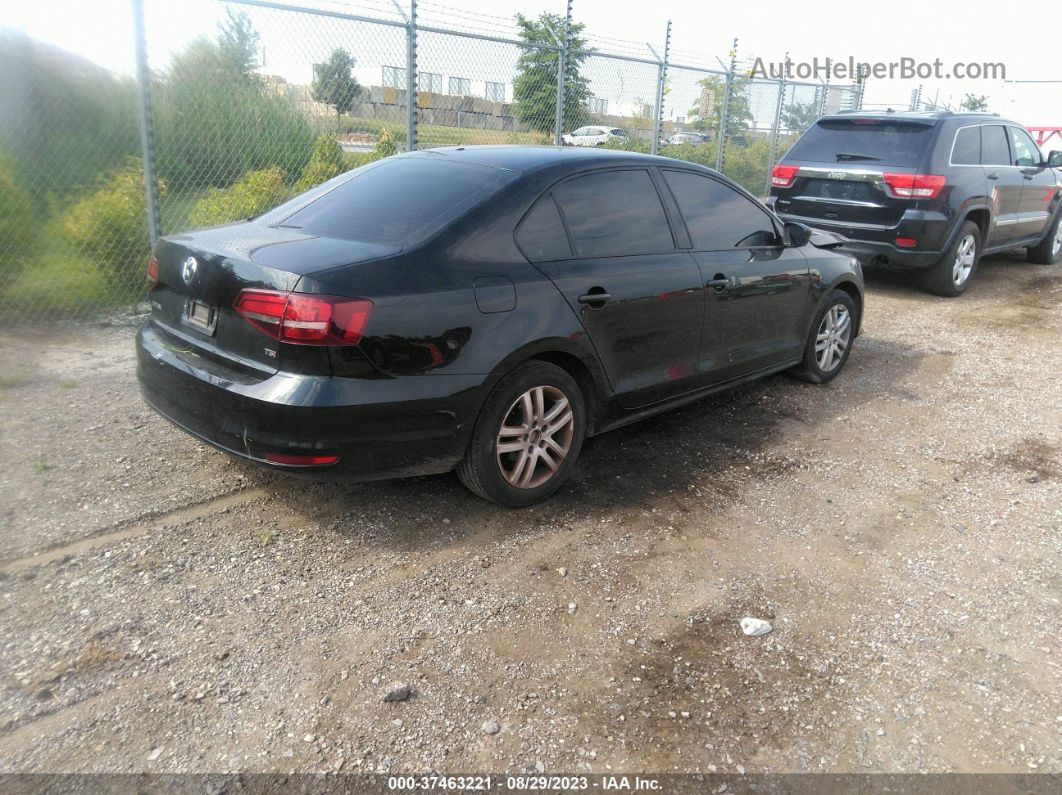 2018 Volkswagen Jetta 1.4t S Black vin: 3VW2B7AJ6JM236134