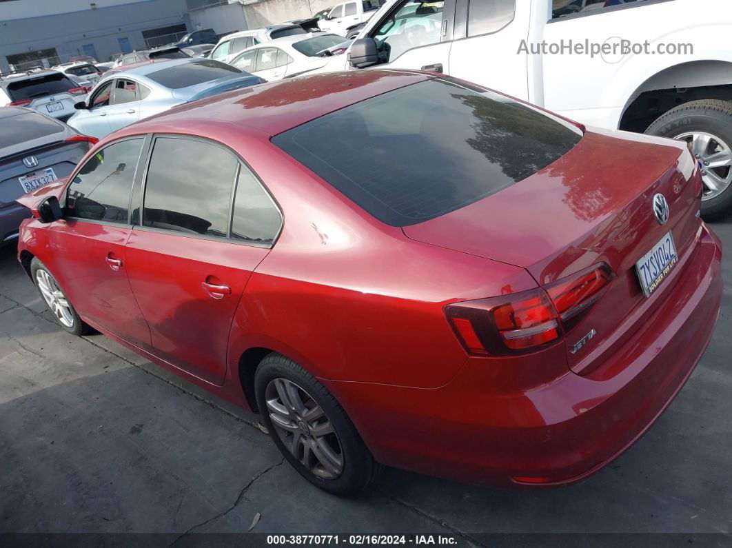 2018 Volkswagen Jetta 1.4t S Red vin: 3VW2B7AJ6JM255864