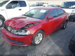 2018 Volkswagen Jetta 1.4t S Red vin: 3VW2B7AJ6JM255864