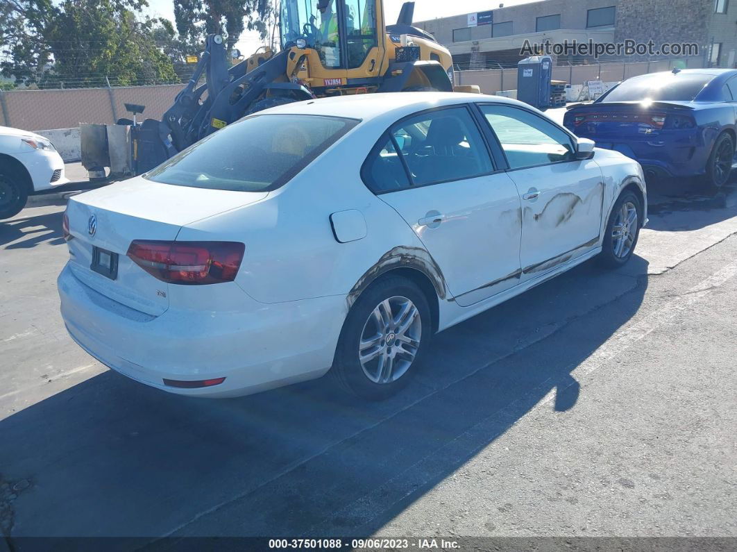 2018 Volkswagen Jetta 1.4t S White vin: 3VW2B7AJ6JM263558