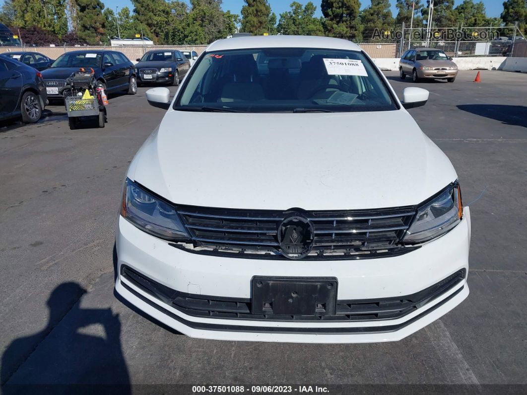 2018 Volkswagen Jetta 1.4t S White vin: 3VW2B7AJ6JM263558