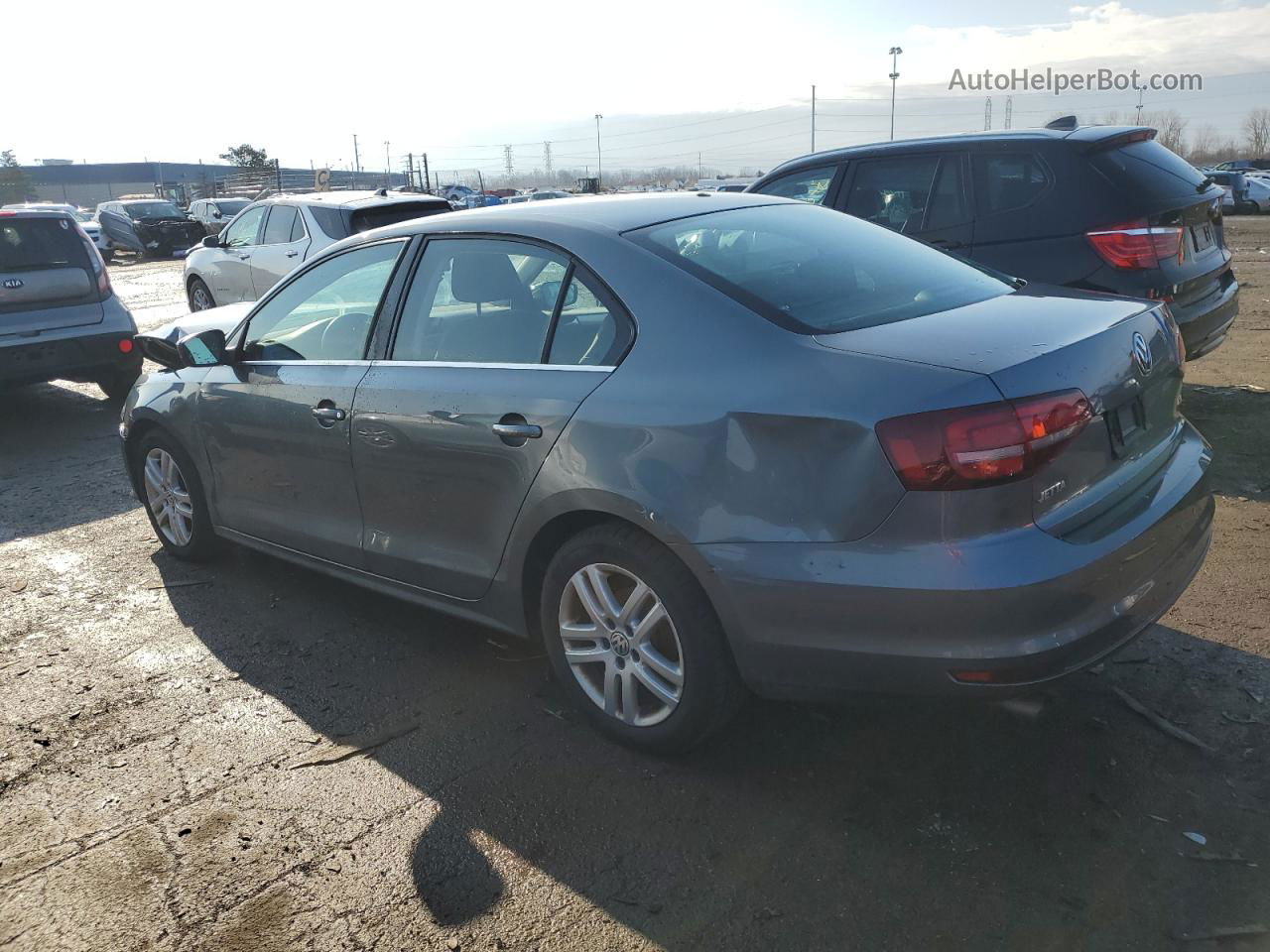 2017 Volkswagen Jetta S Gray vin: 3VW2B7AJ7HM243703