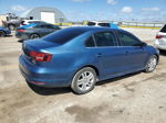 2017 Volkswagen Jetta S Синий vin: 3VW2B7AJ7HM288589