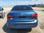 2017 Volkswagen Jetta S Синий vin: 3VW2B7AJ7HM288589